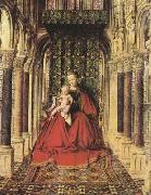 Jan Van Eyck The Virgin and Child in a Church (mk08) Spain oil painting artist
